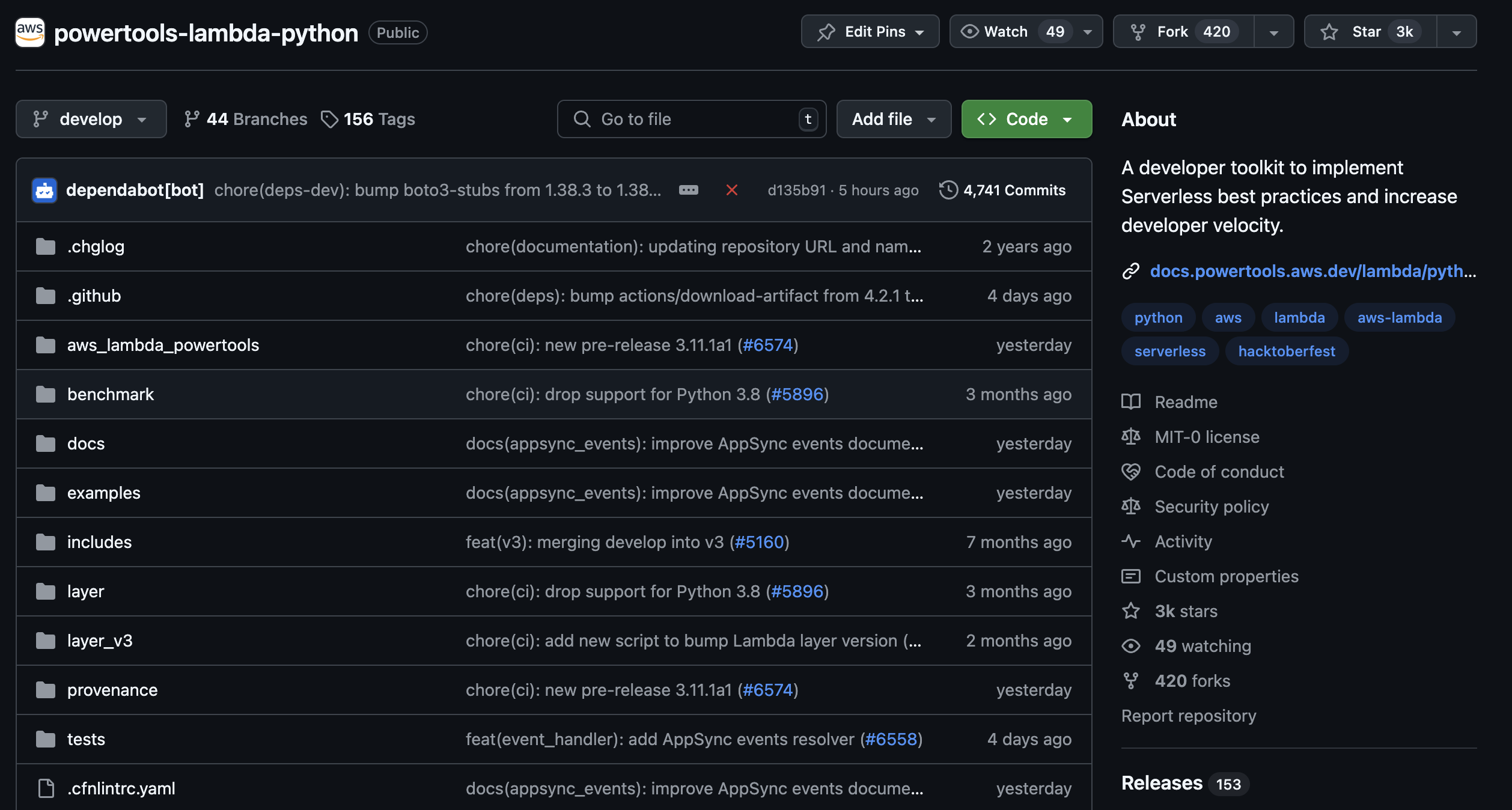 AWS Powertools (Python)